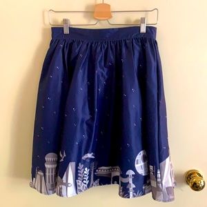 Her Universe Galaxy Skirt - Star Wars design by Ashley Taylor - 2017 - Size M